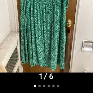 Plus size Women's Croft & Barrow Smocked Midi Dress